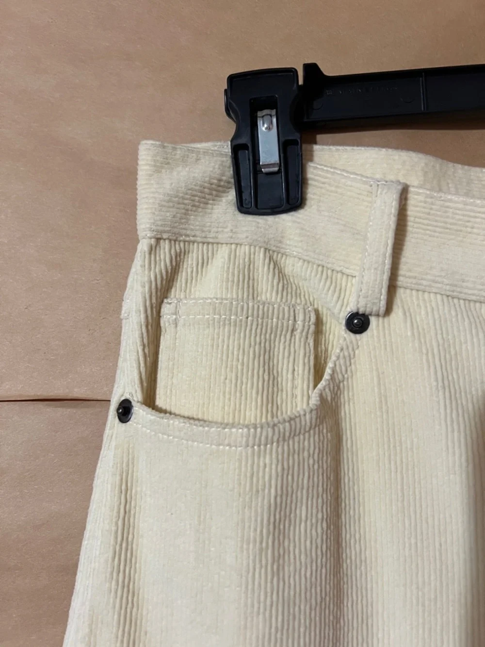 Sea New York | NWT Carine Corduroy Jeans Wide Leg High Waisted Pant Cream Size 6